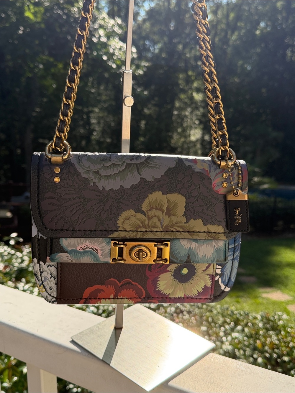 Coach Vintage Troupe Crossbody Kaffe Fassett Collaboration Bag RARE; added TAG - Picture 3 of 17
